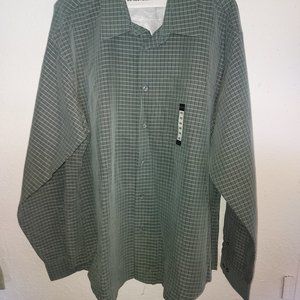 Haggar Brand New XXL  buttondown long sleeve shirt